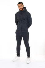 Load image into Gallery viewer, CHARCOAL MARL HIGH NECK ZIP SWEAT AND JOGGER TRACKSUIT
