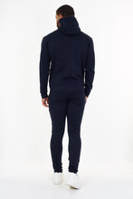 Load image into Gallery viewer, NAVY HIGH NECK ZIP SWEAT AND JOGGER TRACKSUIT
